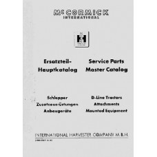 Mc Cormick International D-Series Parts Manual Master Catalog